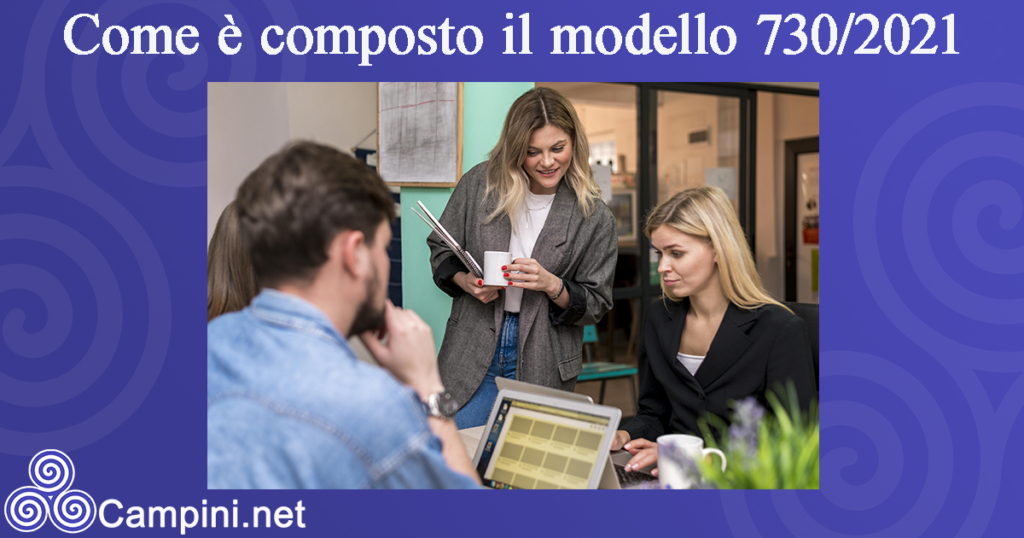 Come è composto il modello 730/2021