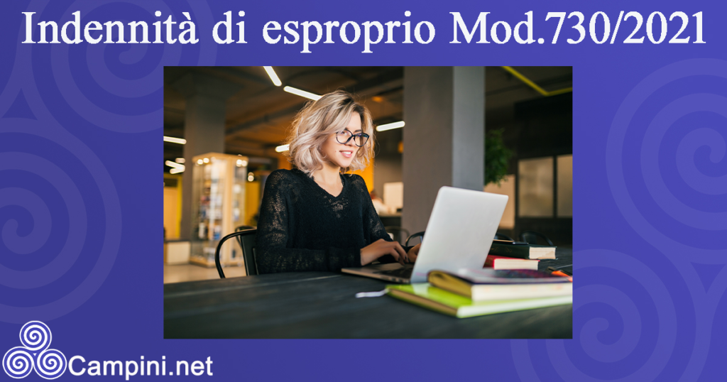 Indennità di esproprio Mod.730/2021