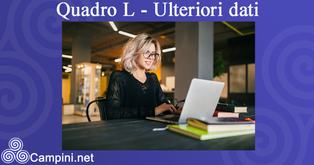 Quadro L - Ulteriori dati    