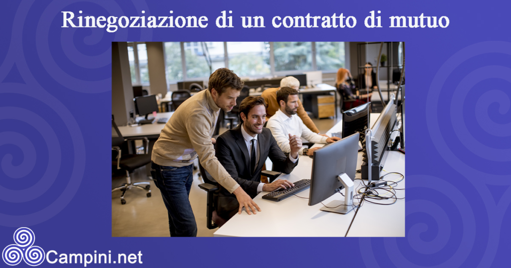 Rinegoziazione di un contratto di mutuo Mod.730/2021