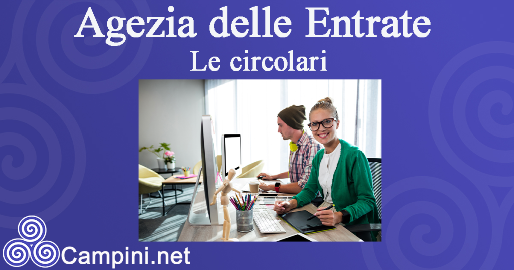 Agenzia delle Entrate le circolari